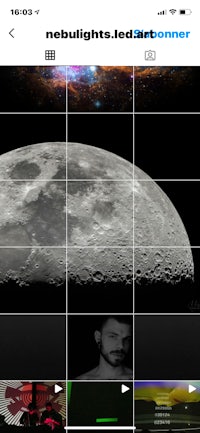 a picture of a moon with a moon in the background