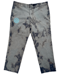 bleach dye one of one screen printed 