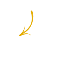 a yellow arrow on a black background