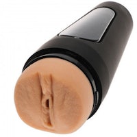 a black sex toy with a nipple