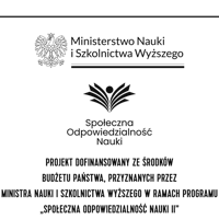 the logo for the ministry of education in poland