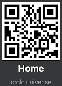 a qr code with the words home on it