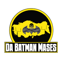 the logo for da batman masses