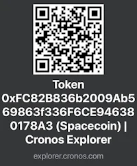 qr code for token spacecoin explorer