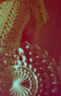 a person holding a frisbee