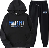 a black hoodie with the word trapstar on it