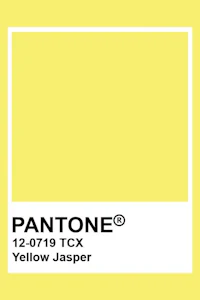 pantone's yellow jasper color