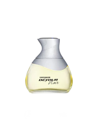 a bottle of pdm layton on a black background