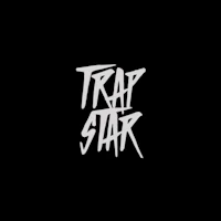 trap star logo on a black background