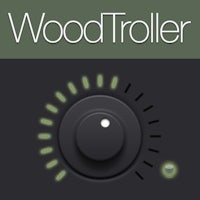the woodtroller logo with the word woodtroller on it