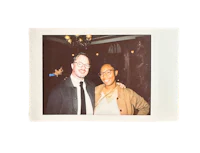 a man and a woman posing for a photo