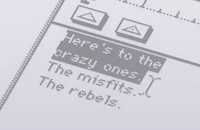 here to the crazy ones the misfits the rebels