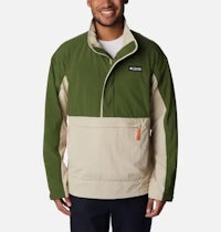 men's columbia mountaineer jacket in green and tan