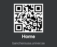 a qr code with the word home on it