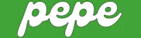 pepe logo on a green background