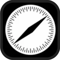 the compass icon on an iphone