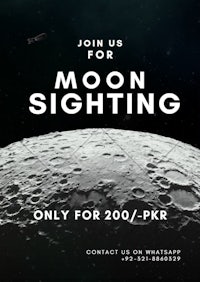join us for moon sighting only for 200 pkr