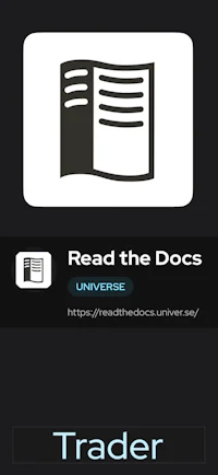 read the docs - screenshot