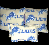 detroit lions pillow set