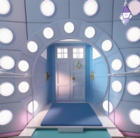 a 3d model of a doctor who tardis