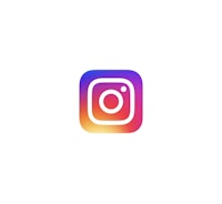 the instagram logo on a white background