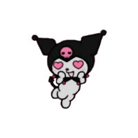 a black and white cat with a heart on it