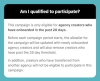 a banner that says i am qualified to participate