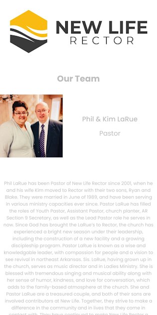Our Team - New Life Rector