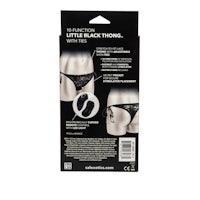 little black thongs - white
