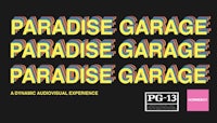 a poster for paradise garage