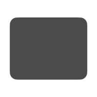 a gray square on a black background