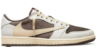 the nike air jordan 1 low in beige and brown
