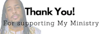 thank you for supporting my ministry
