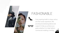 a black and white image with the word fashionable