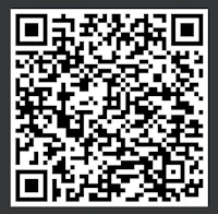 a black and white qr code on a black background