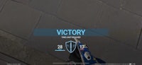 a screenshot of a game with the word victory on it
