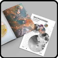a book with a picture of a nebula