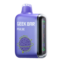 a purple bottle with the words geek bar pulse on it