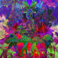 a colorful painting of a group of dancers