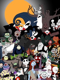 a group of characters from the nightmare before christmas