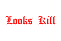 looks kill logo on a black background