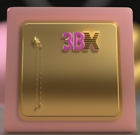 a pink box with the word xbx on it