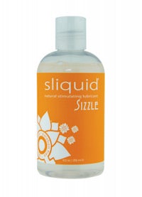 a bottle of sliquid with an orange label