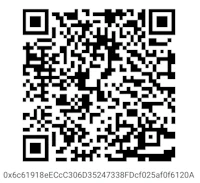 a qr code with a black background