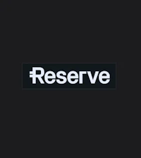 a black background with the word reserve on it