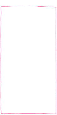 a pink square on a black background
