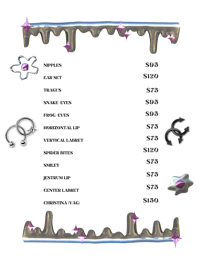 a picture of a black background with a lot of items on it