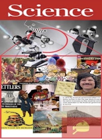 the cover of a science book with a picture of a man and a woman