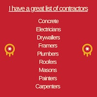 i have a great list of contractors