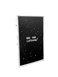 are you listening? greeting card